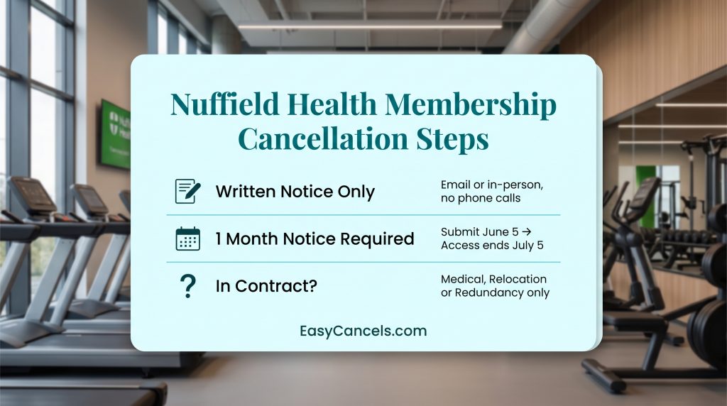 How to Cancel Nuffield Health Membership