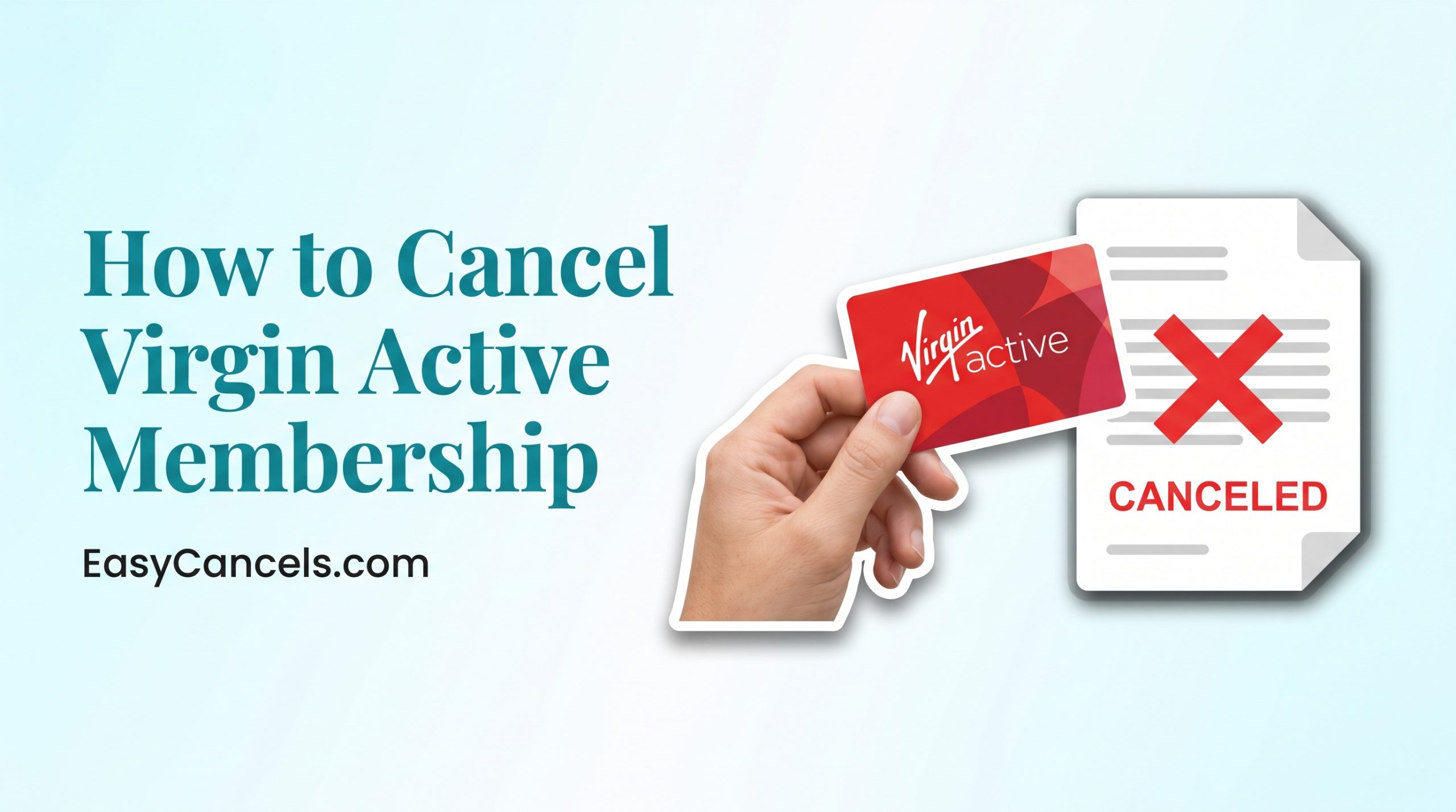 How to Cancel Virgin Active Membership