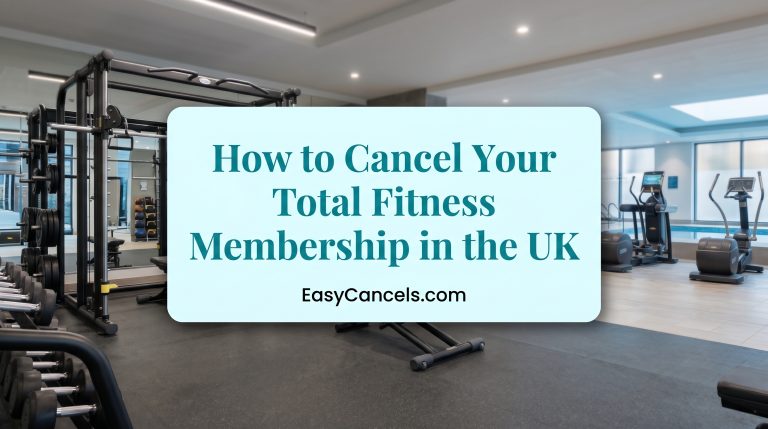 How to Cancel Your Total Fitness Membership in the UK (2026 Guide)