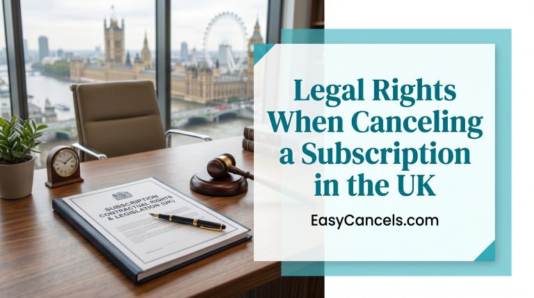 Legal Rights When Canceling a Subscription in the UK