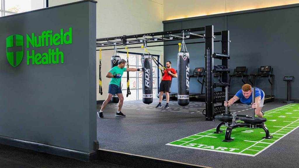 Nuffield Health boxing area