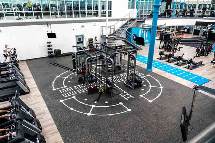 Total Fitness Gym Floor